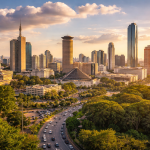 Foreign investment opportunities in Kenya Nairobi skyline business hub