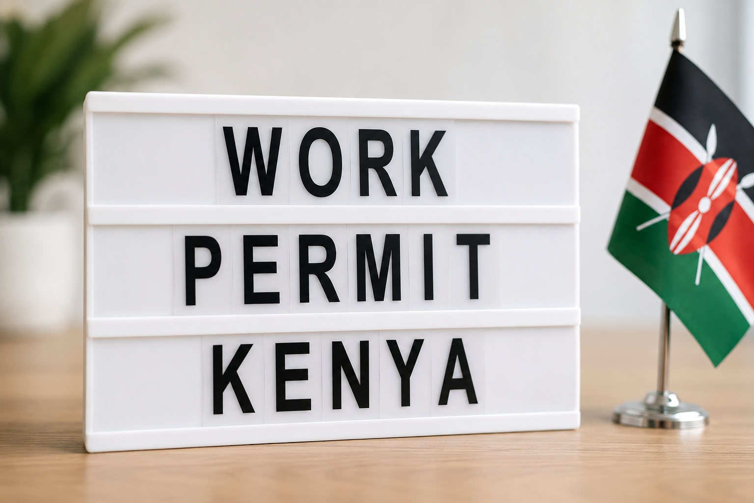 work permit application in Kenya